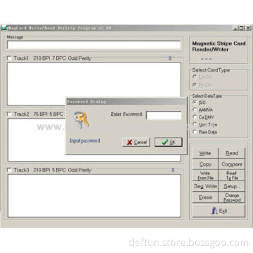 hico-loco 3 TRACKS MSR magnetic card reader writerNew